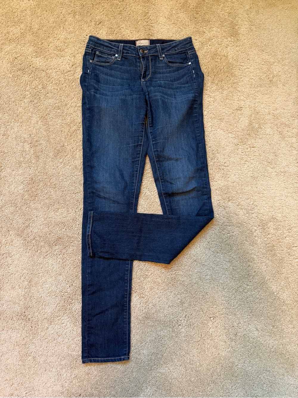 PAIGE Dark Blue Lightweight Skinny Jeans Waist size 26